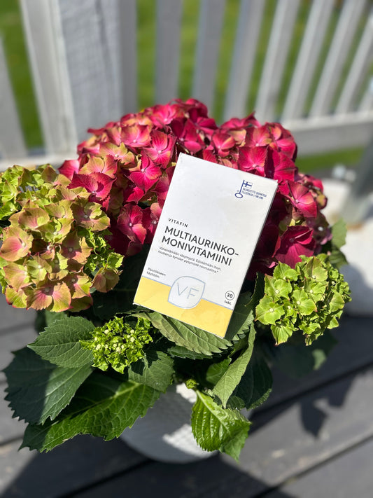 Kesän tärkein vitamiini? Hyvinvointia tukemassa VitaFin MultiAurinko