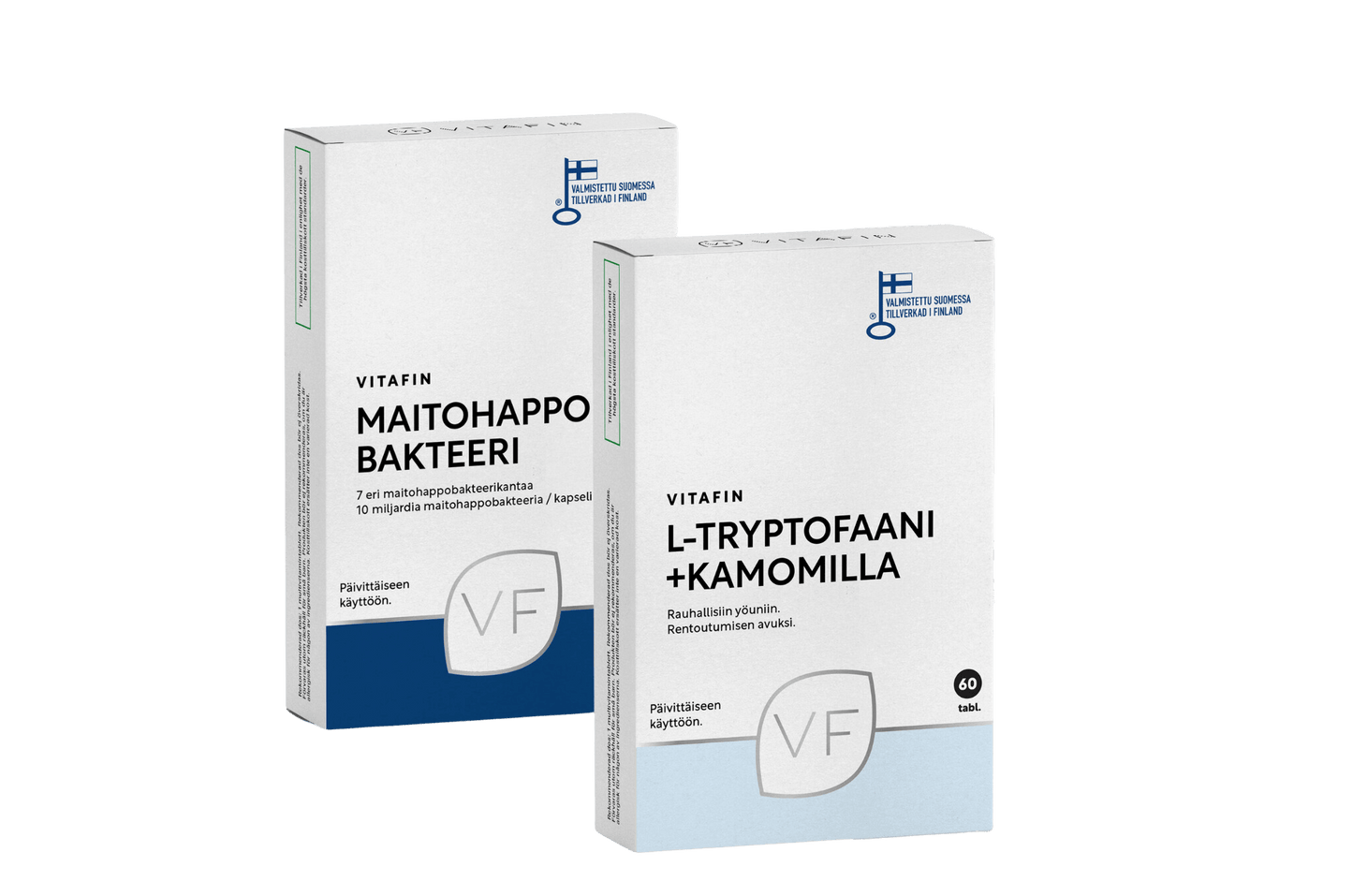Unicombo - L-Tryptofaani + Kamomilla & Maitohappobakteeri - VitaFin Oy