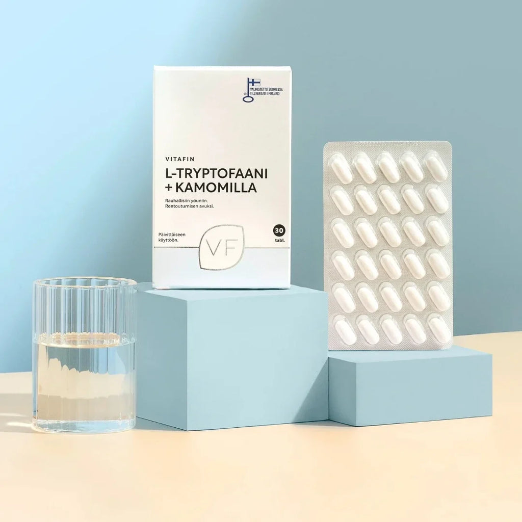 L-Tryptofaani + Kamomilla