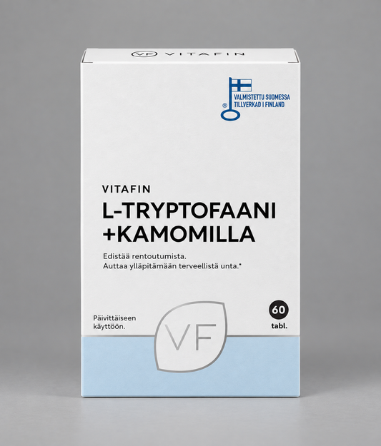 L-Tryptofaani + Kamomilla 1kk