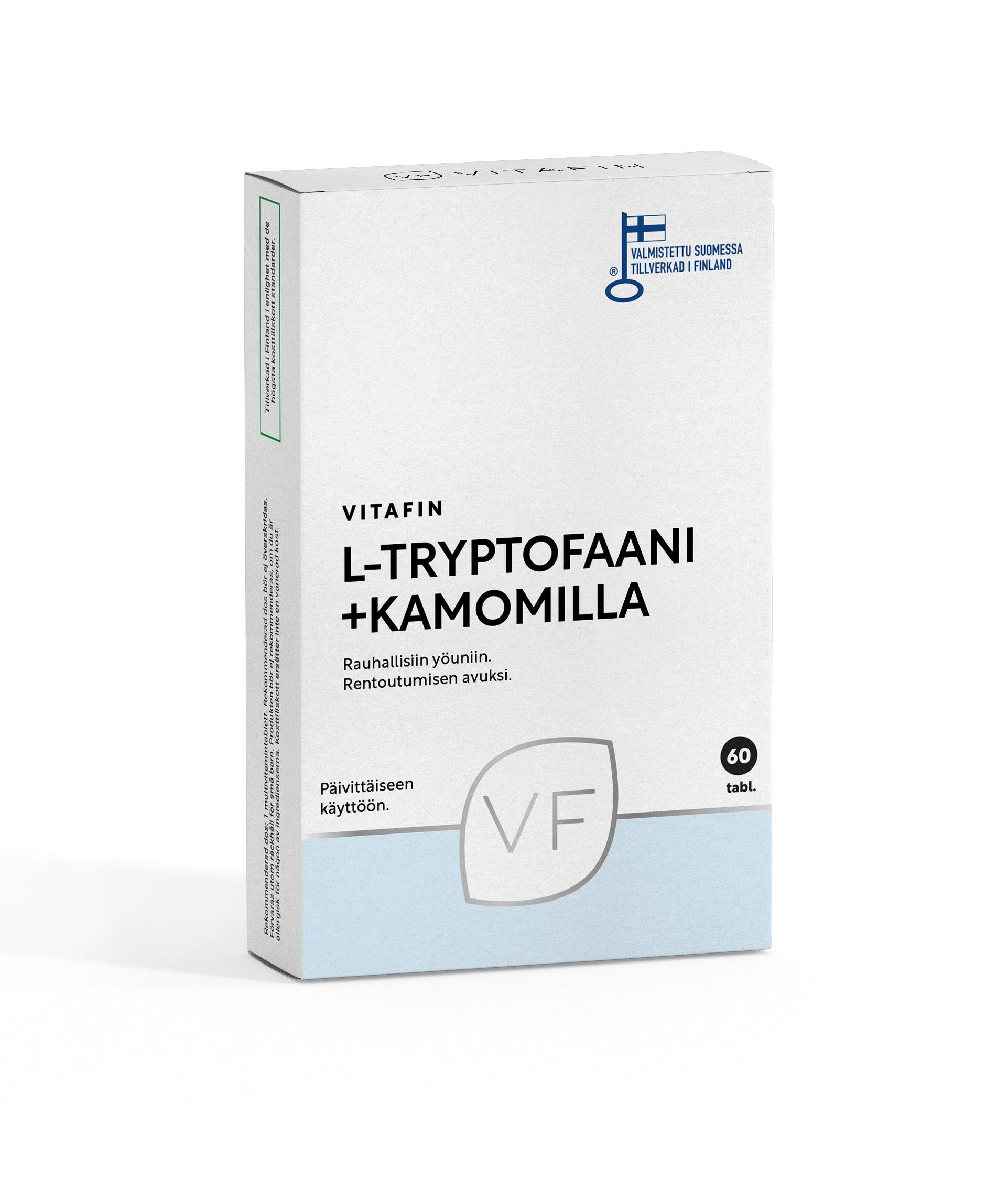 L-Tryptofaani + Kamomilla - VitaFin Oy