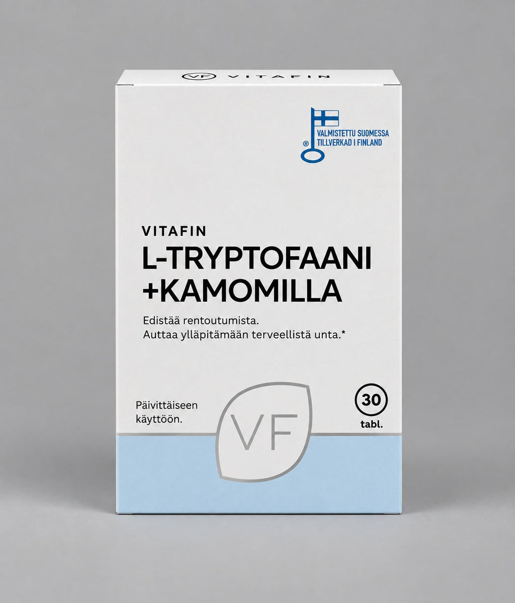 L-Tryptofaani + Kamomilla