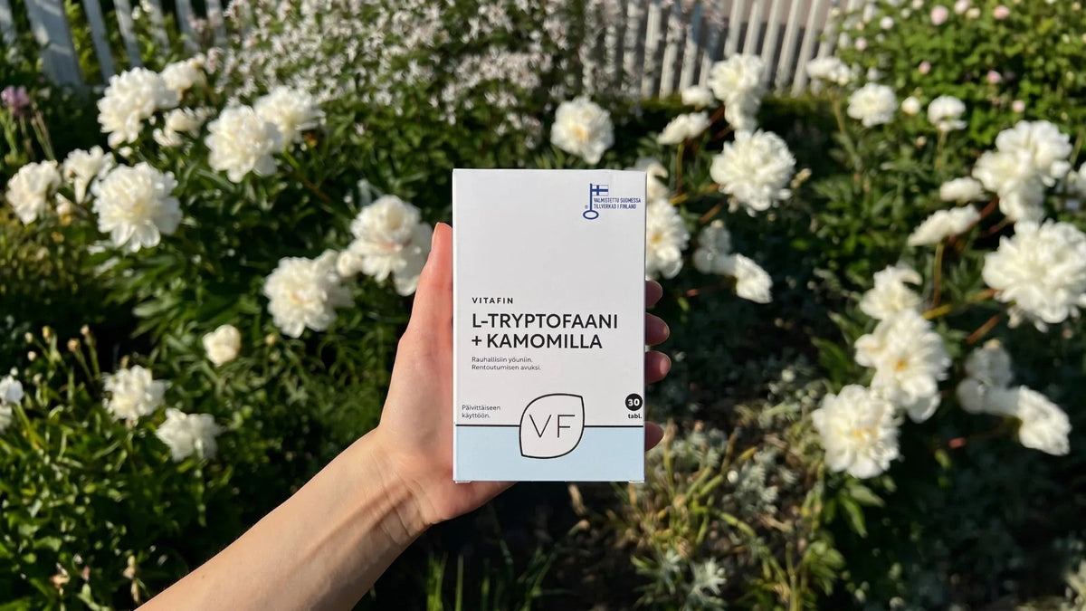 L-Tryptofaani + Kamomilla